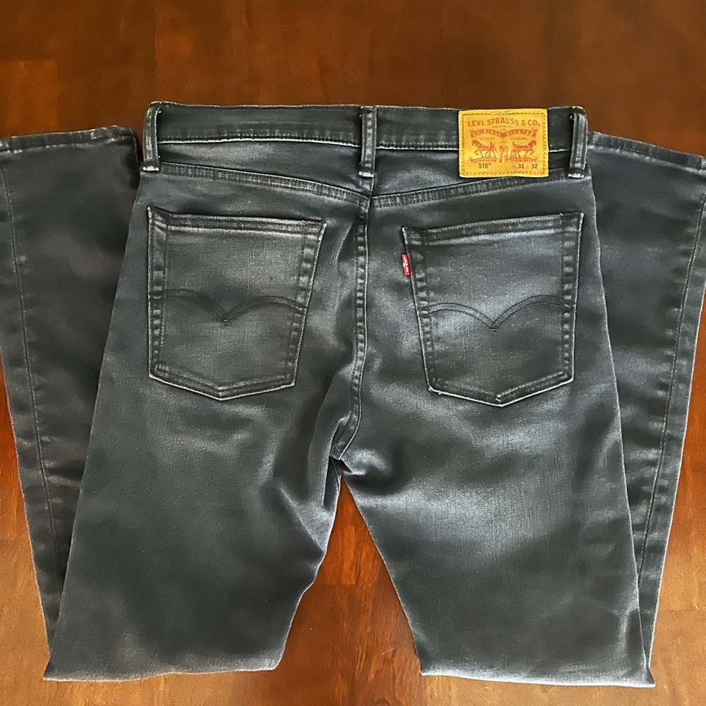 31x32 Premium 510 Skinny Fit Stretch Men's Blue Jeans Like New